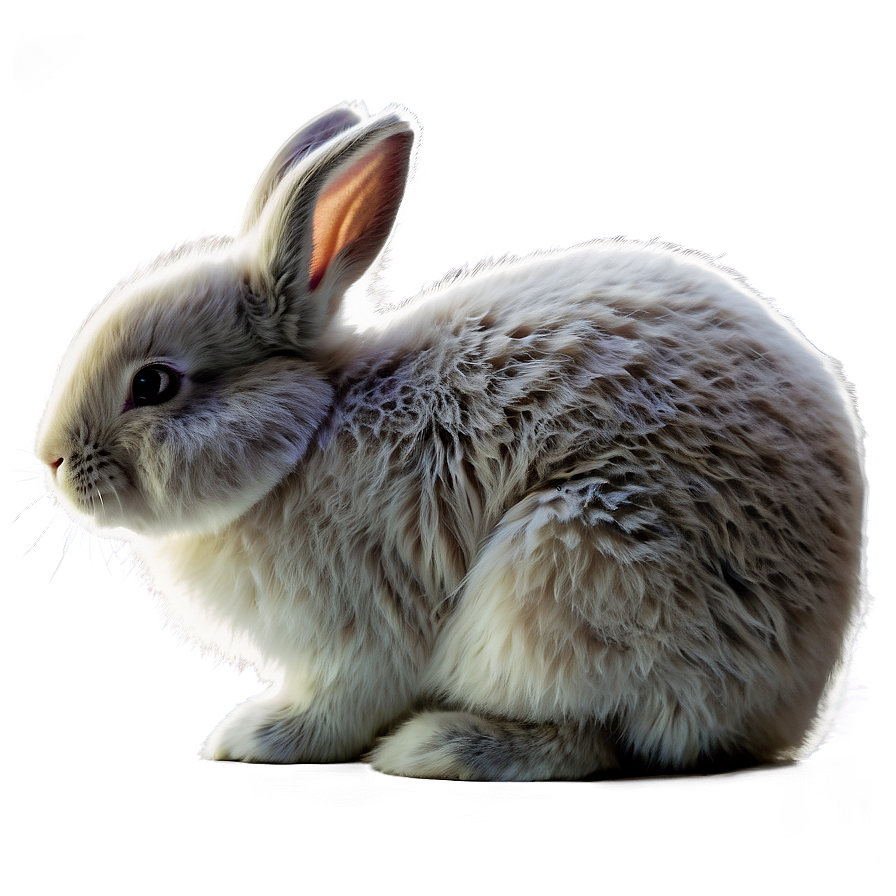 Fluffy Rabbit Png 05062024 PNG image