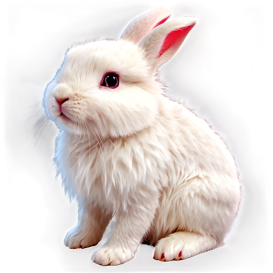 Fluffy Rabbit Png 05062024 PNG image