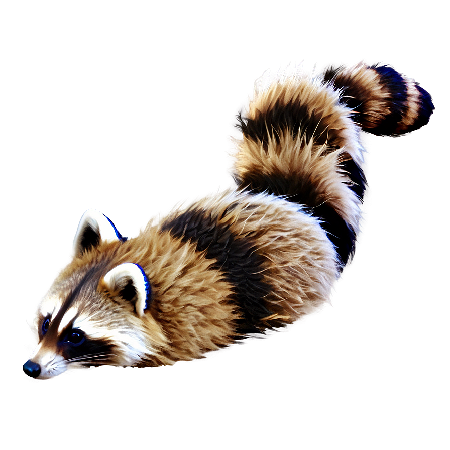 Fluffy Raccoon Tail Png Phs PNG image