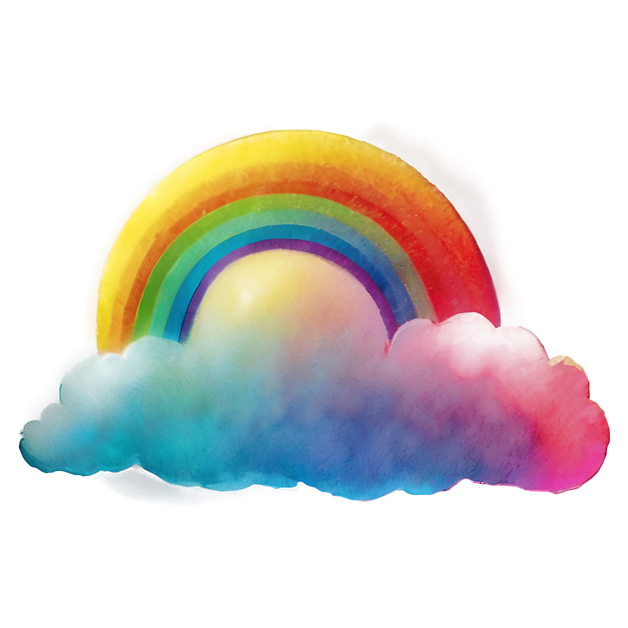 Fluffy Rainbow Png 06252024 PNG image