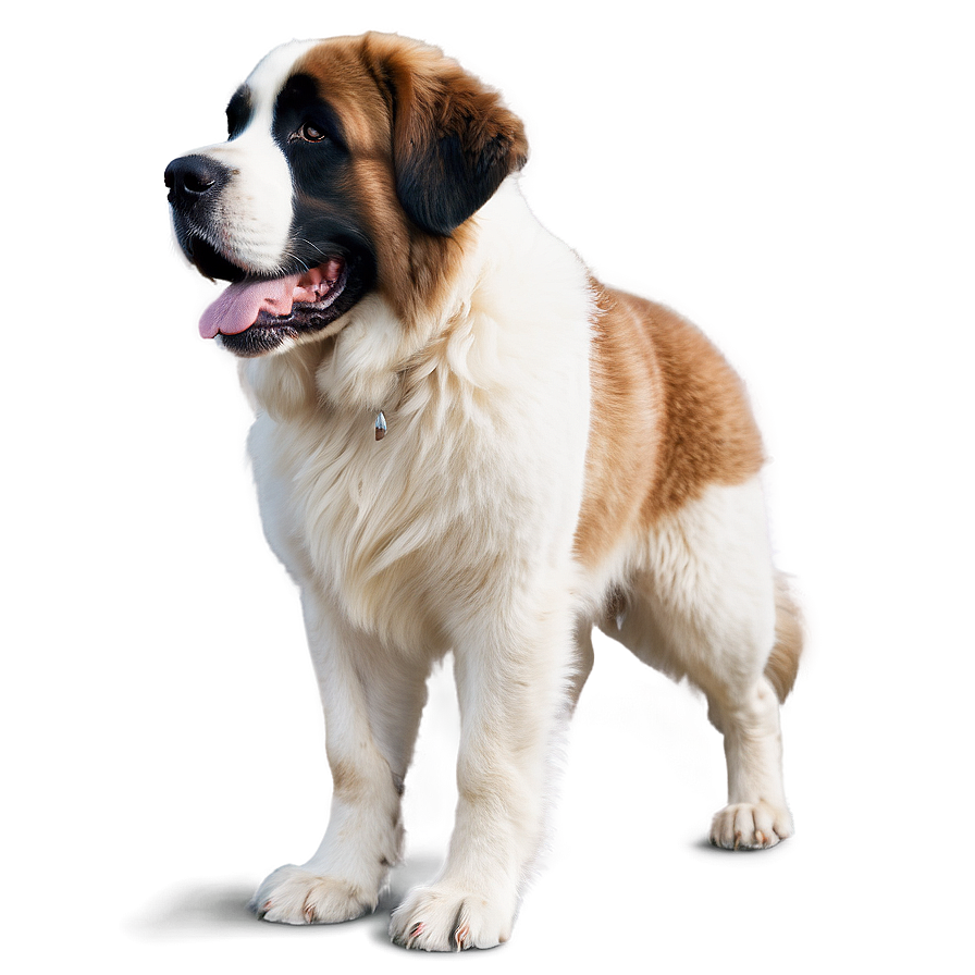 Fluffy Saint Bernard Coat Png Sih PNG image