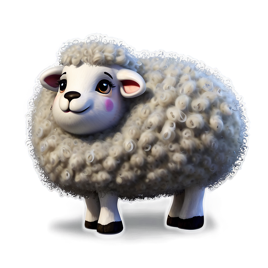 Fluffy Sheep Png Xvu80 PNG image