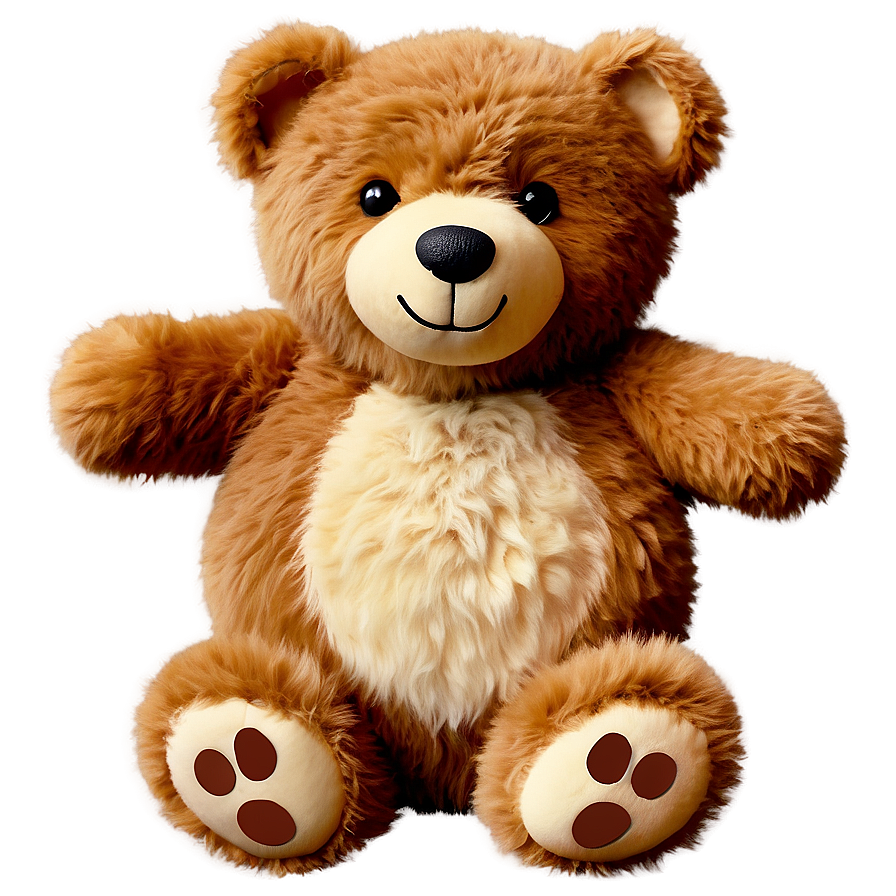 Fluffy Teddy Bear Design Png 50 PNG image