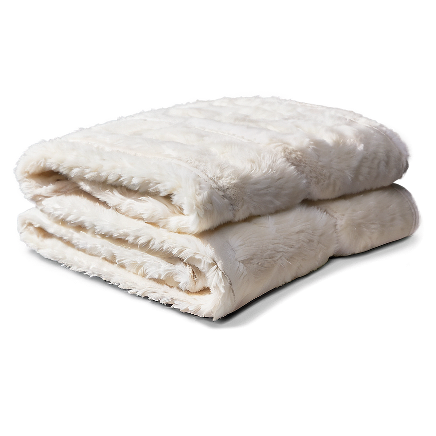 Fluffy White Blanket Png 06282024 PNG image