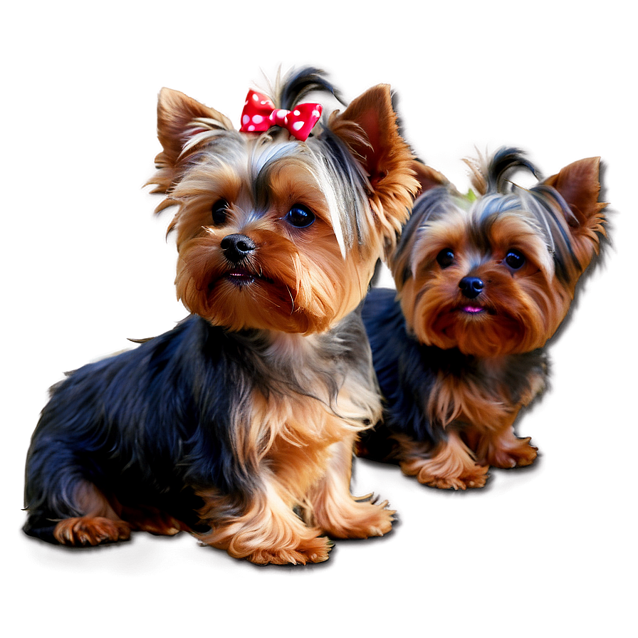 Fluffy Yorkie Pet Png Dvc51 PNG image