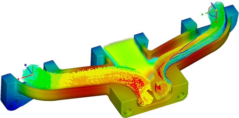 Fluid Dynamics Simulation Analysis PNG image