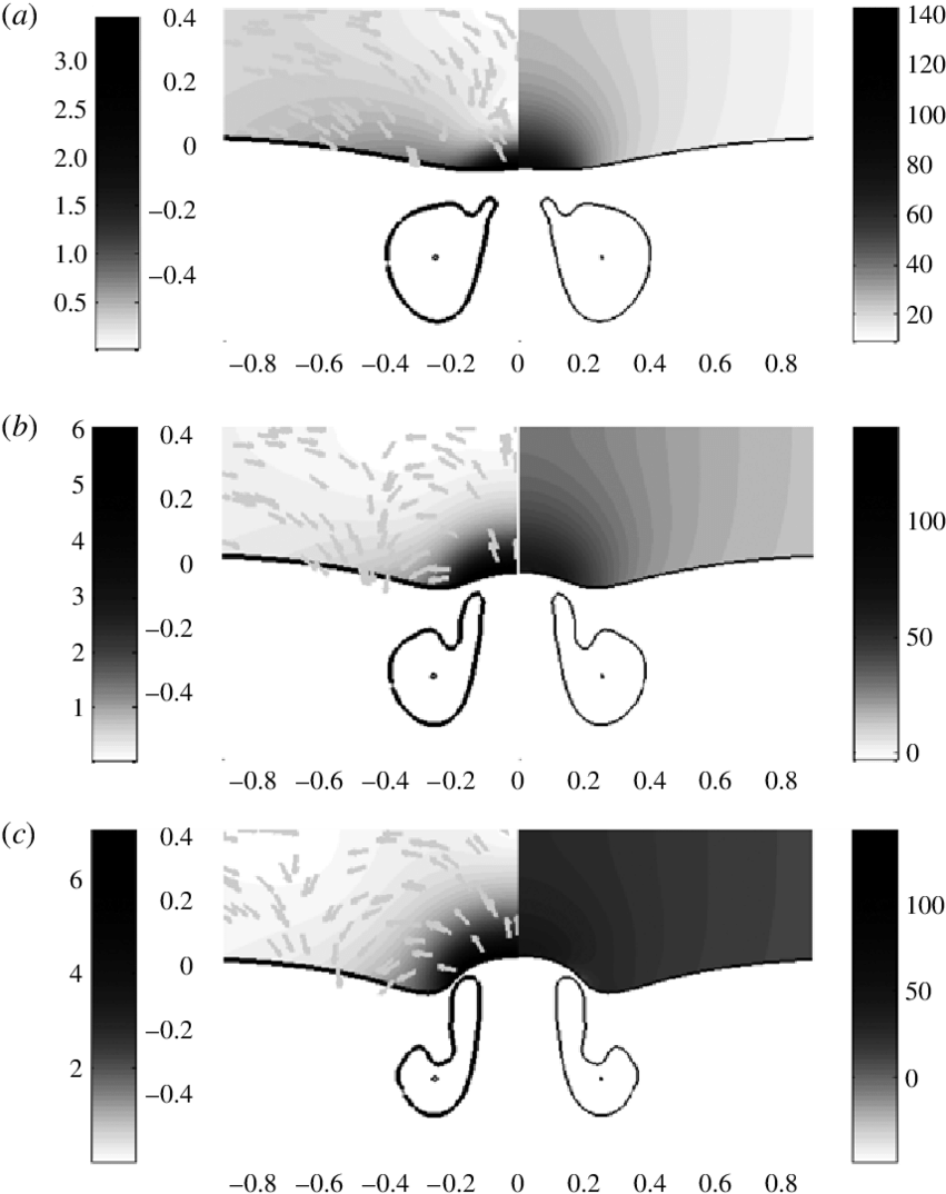 Fluid Dynamics Visualization Comparison PNG image