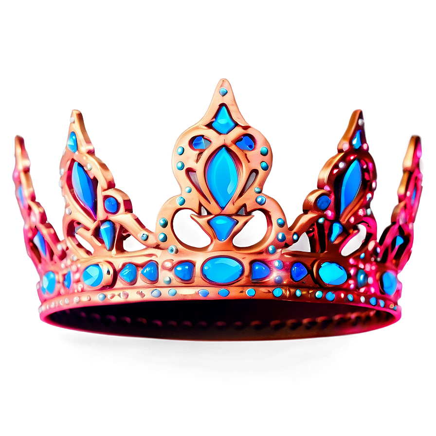 Fluorescent Neon Crown Png Mhp24 PNG image