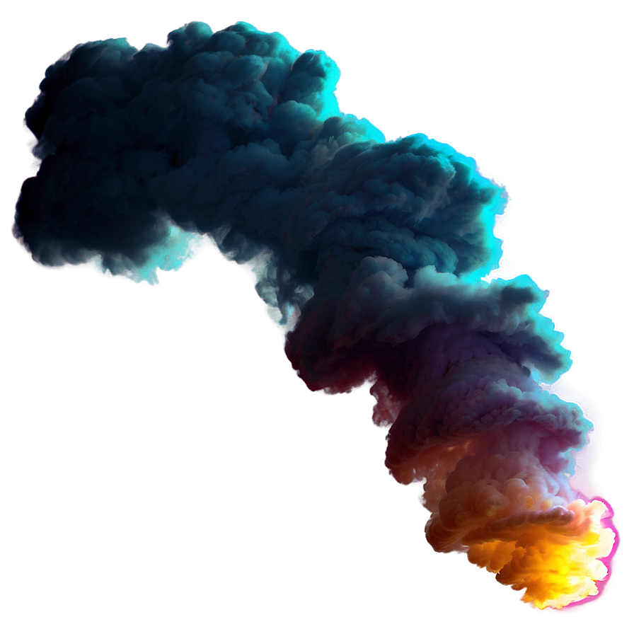 Fluorescent Smoke Trail Png Icb PNG image