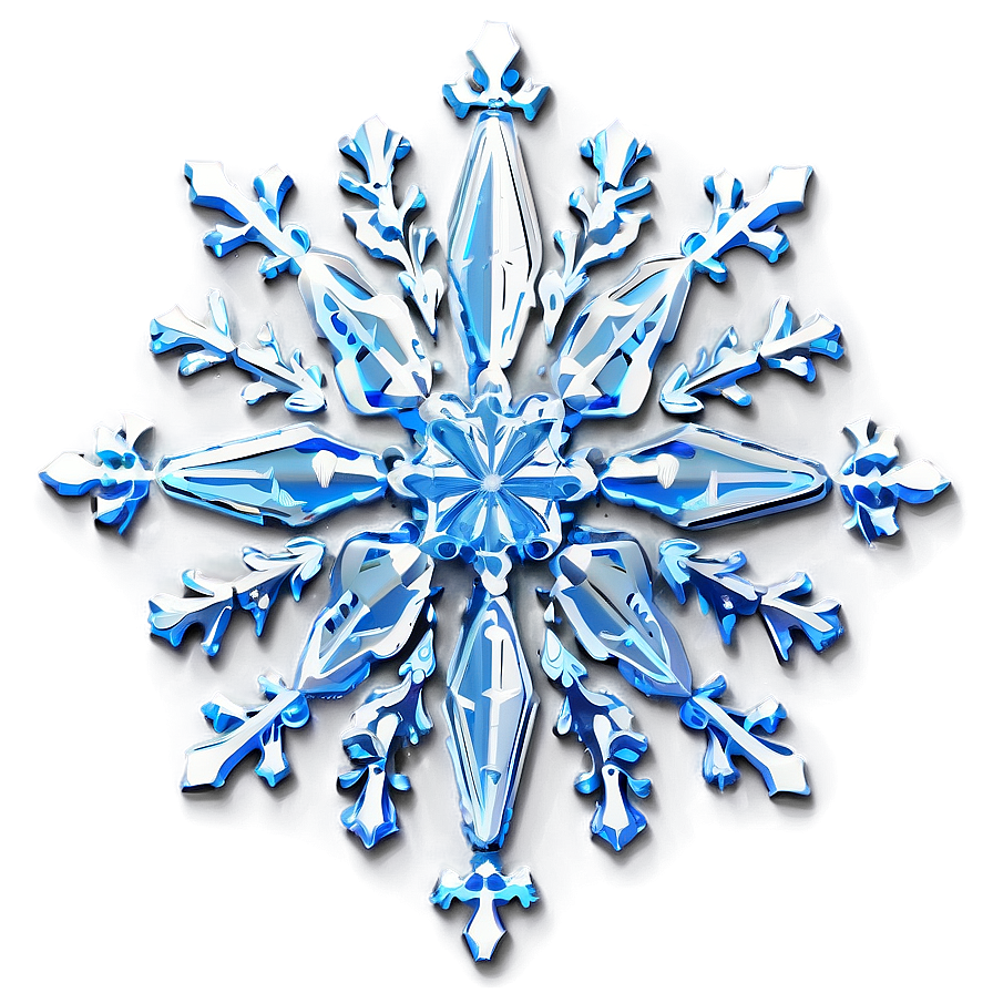 Flurry Snowflake Picture Png 20 PNG image