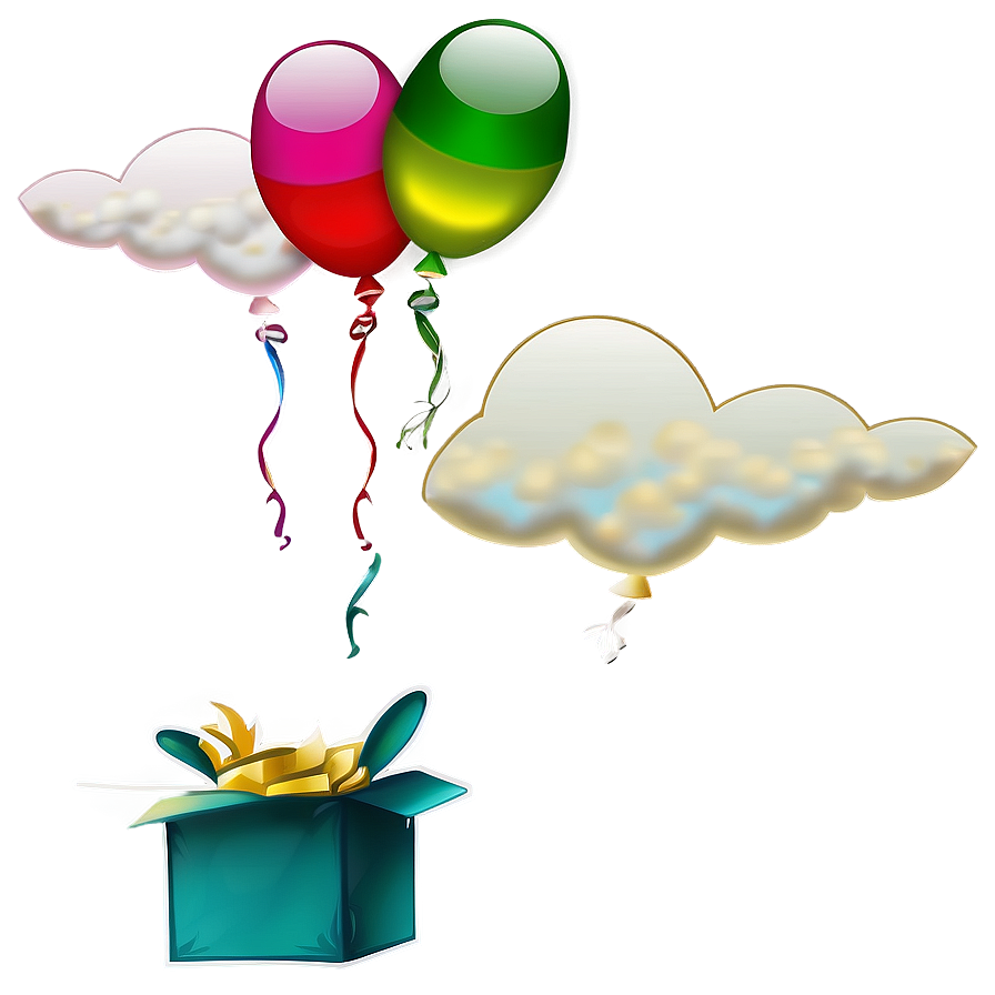 Flying Birds Balloon Png Spg84 PNG image