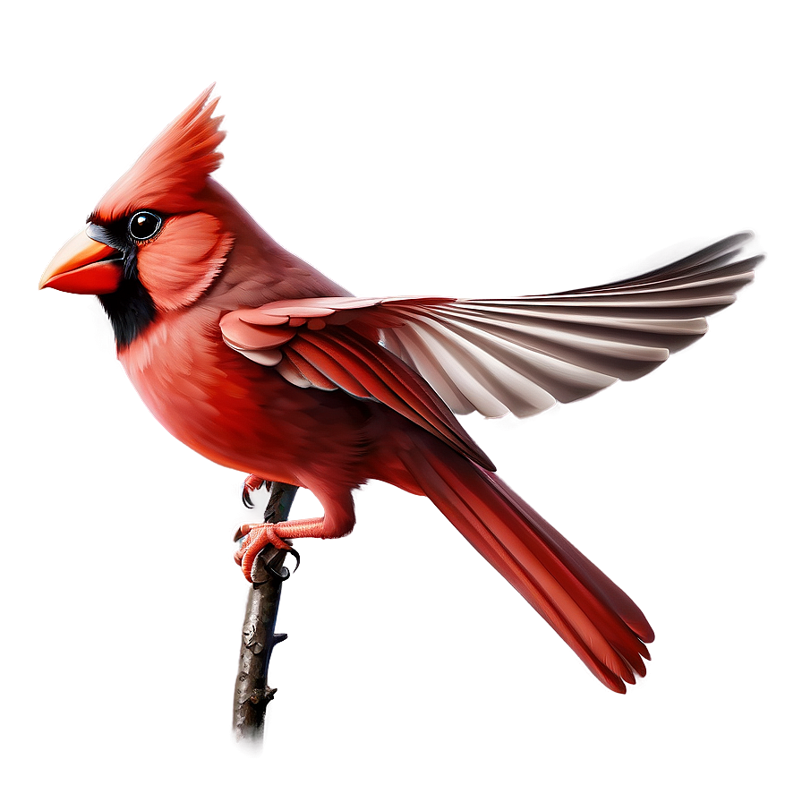 Flying Cardinal Bird Png 51 PNG image