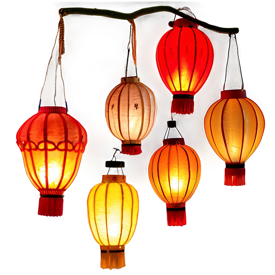 Flying Chinese Lantern Png Pya PNG image