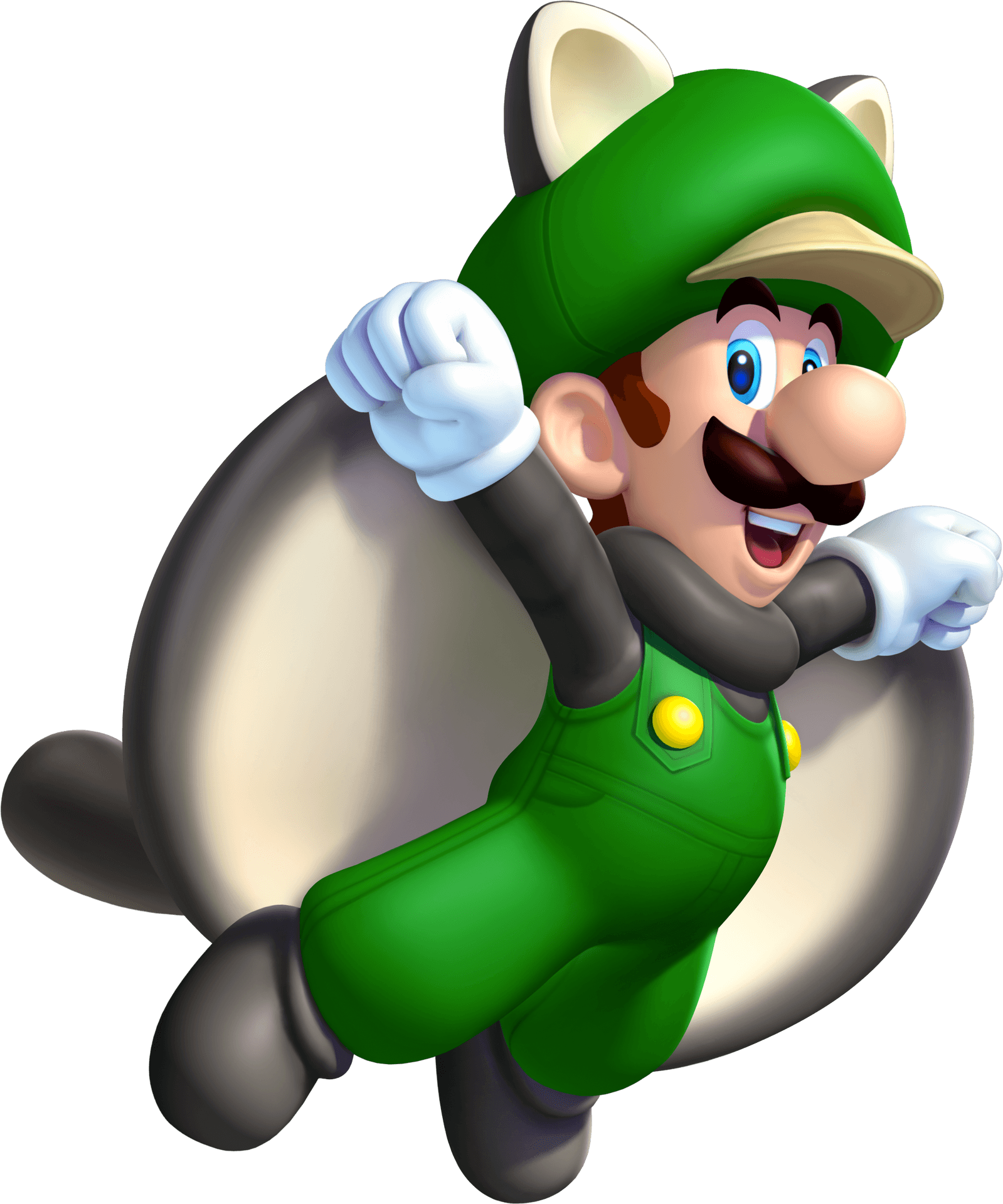 Flying Luigi Squirrel Suit PNG image