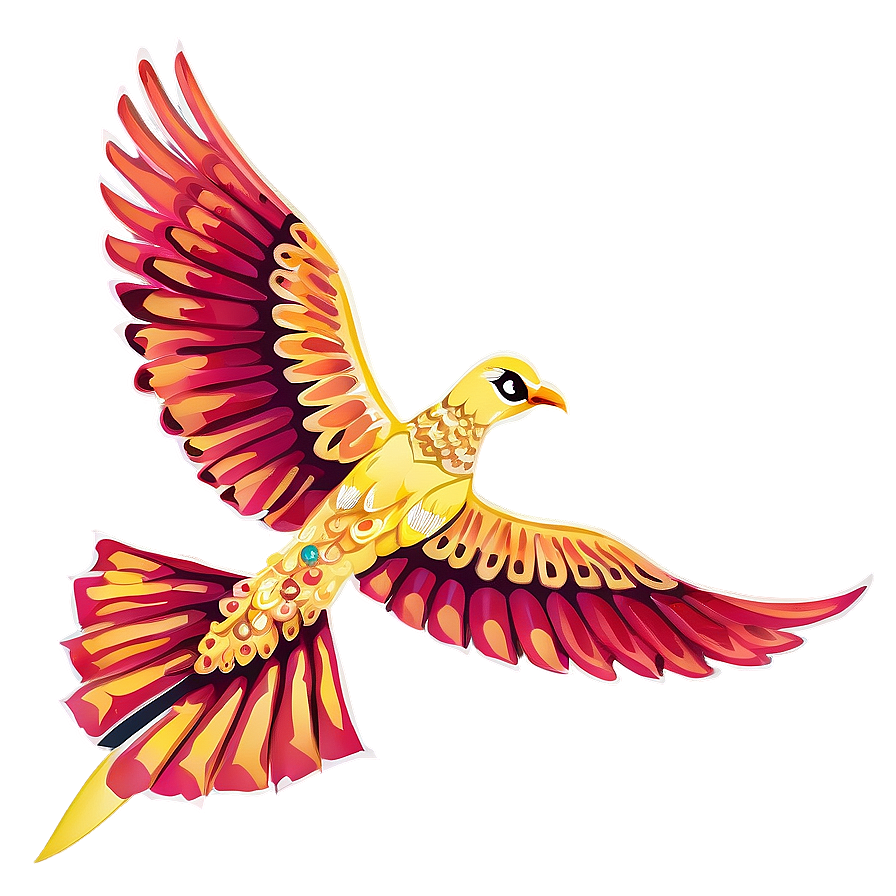 Flying Phoenix Bird Png 05062024 PNG image