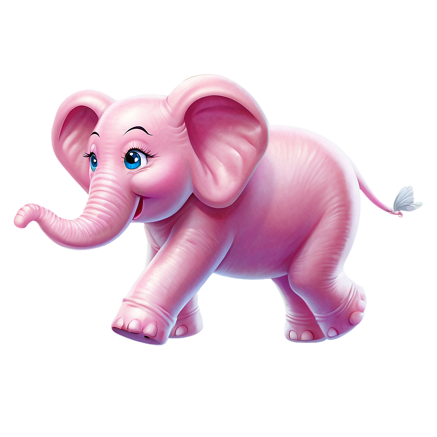 Flying Pink Elephant Png 86 PNG image