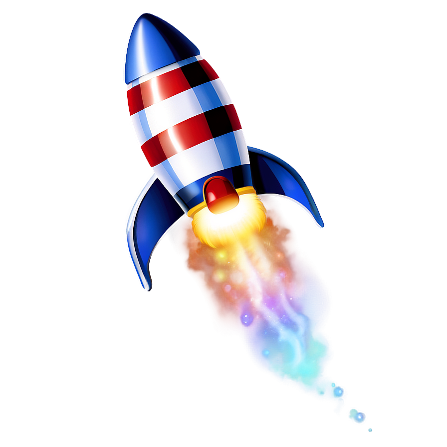 Flying Rocket Png 06252024 PNG image