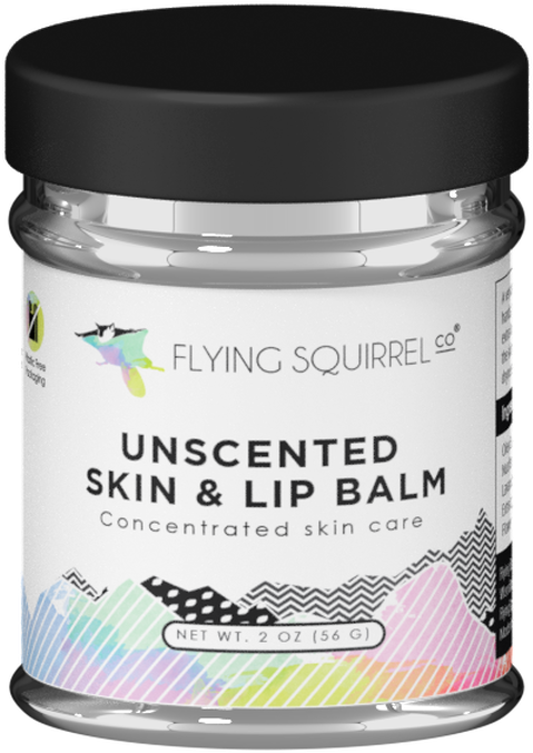 Flying Squirrel Skin Lip Balm Product PNG image