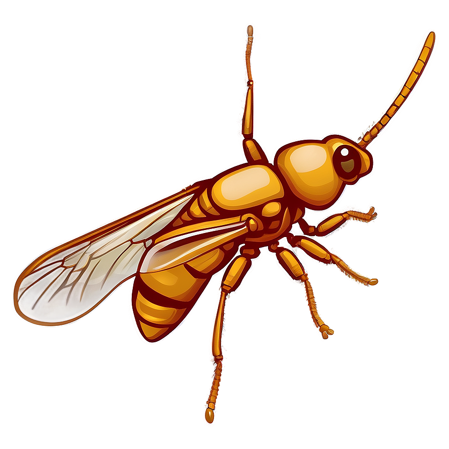 Flying Termite Silhouette Png 06292024 PNG image