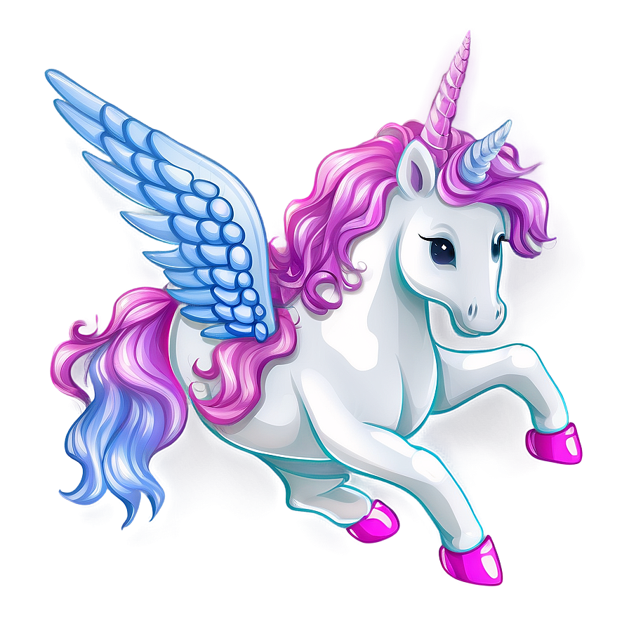 Flying Unicorn Clipart Png 06262024 PNG image