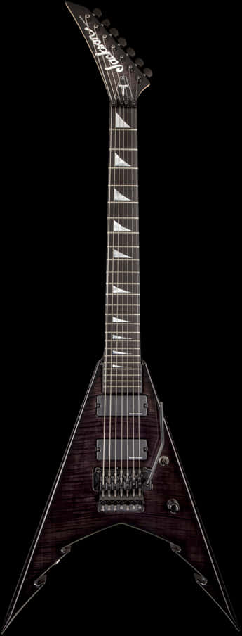 Flying V Electric Guitar PNG image