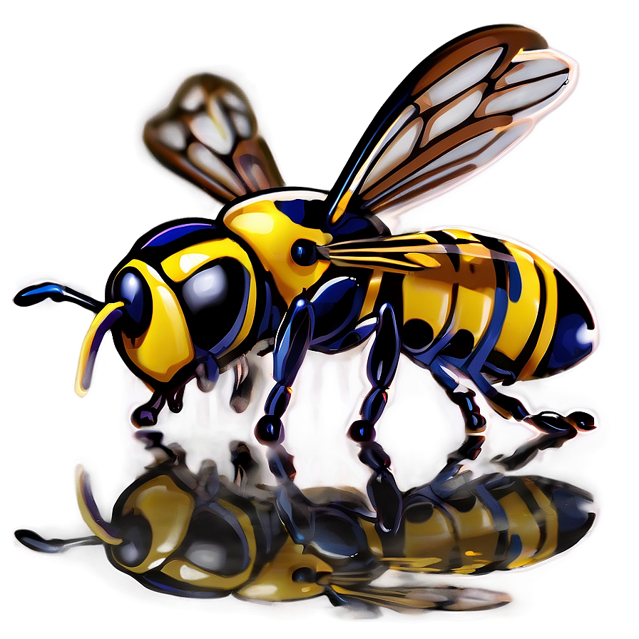 Flying Wasp Clipart Png Nkj41 PNG image