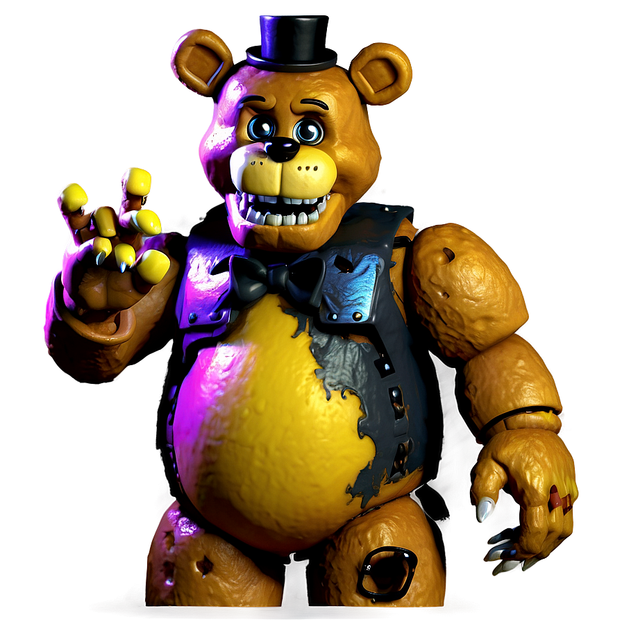 Fnaf Nightmare Fredbear Png 05212024 PNG image