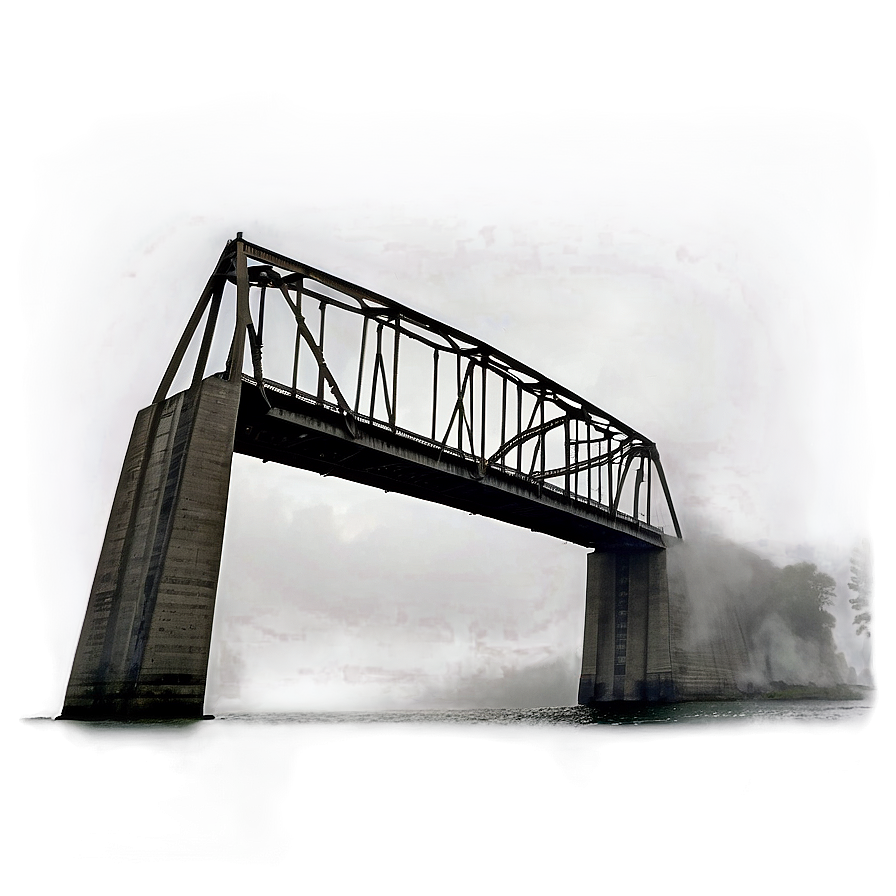 Foggy Bridge Png 05042024 PNG image