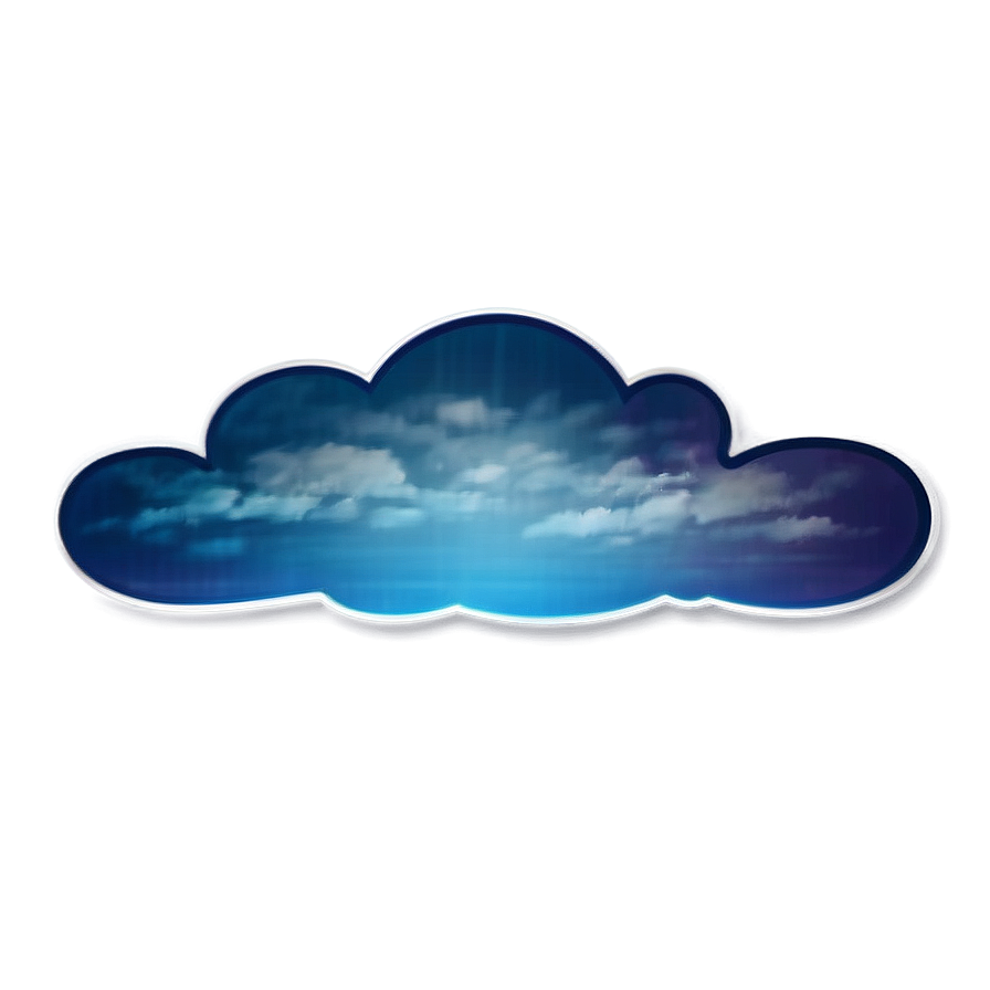 Foggy Cloud Emoji Png 06272024 PNG image