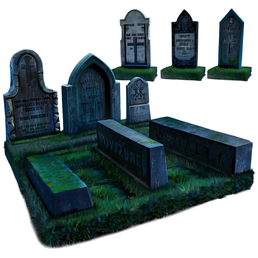 Foggy Graveyard Png 20 PNG image