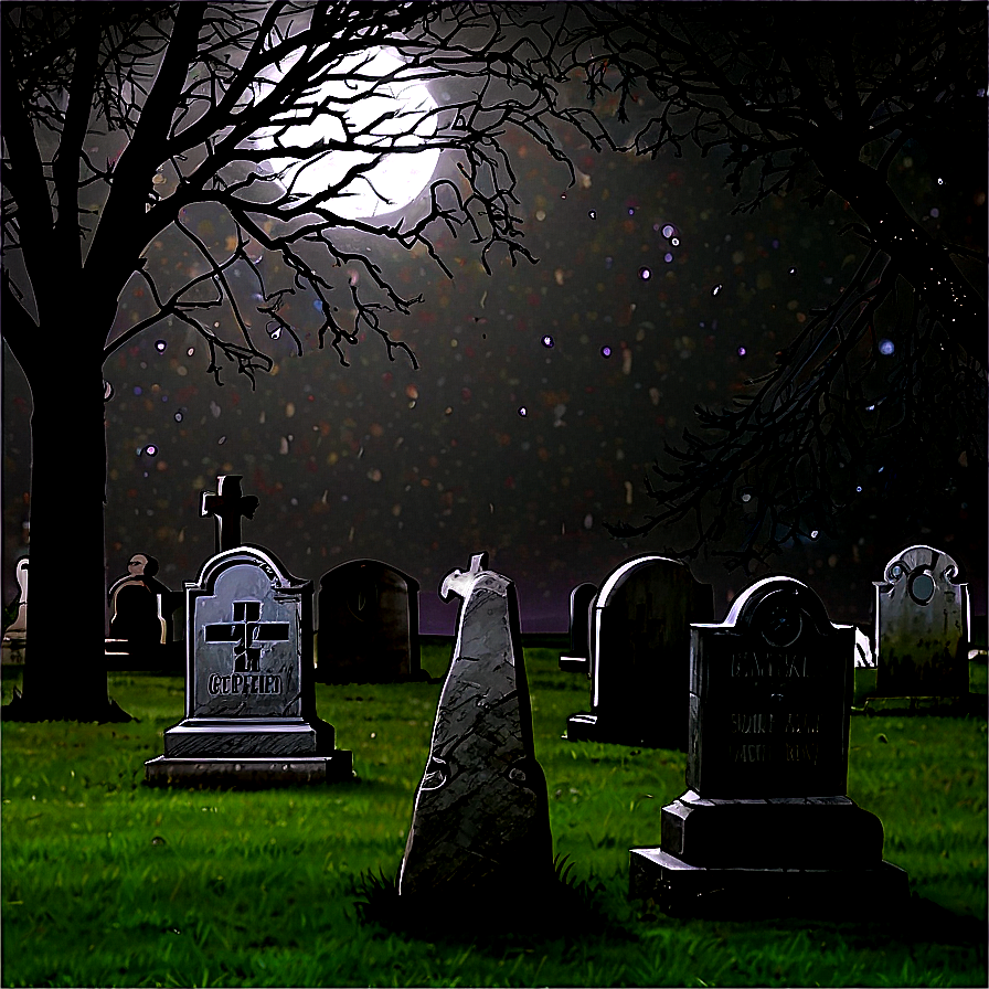 Foggy Graveyard Png Xwt83 PNG image