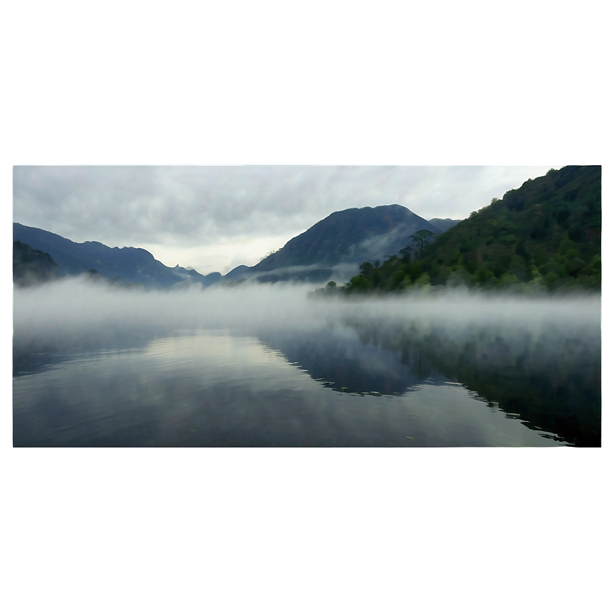 Foggy Lake Png 32 PNG image