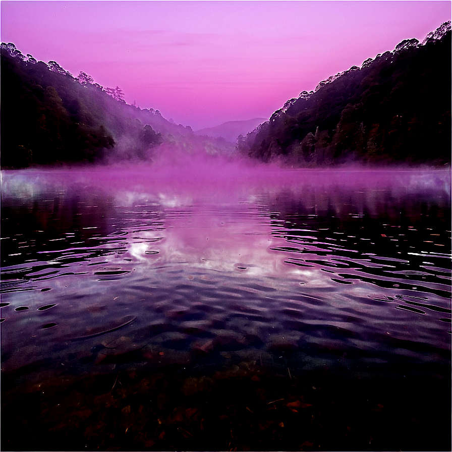 Foggy Lake Png 48 PNG image