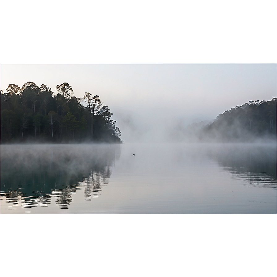 Foggy Lake Png Hdl84 PNG image