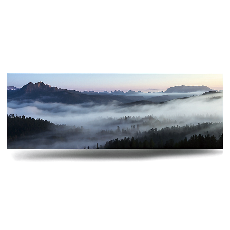 Foggy Landscape Effect Png Jbk PNG image