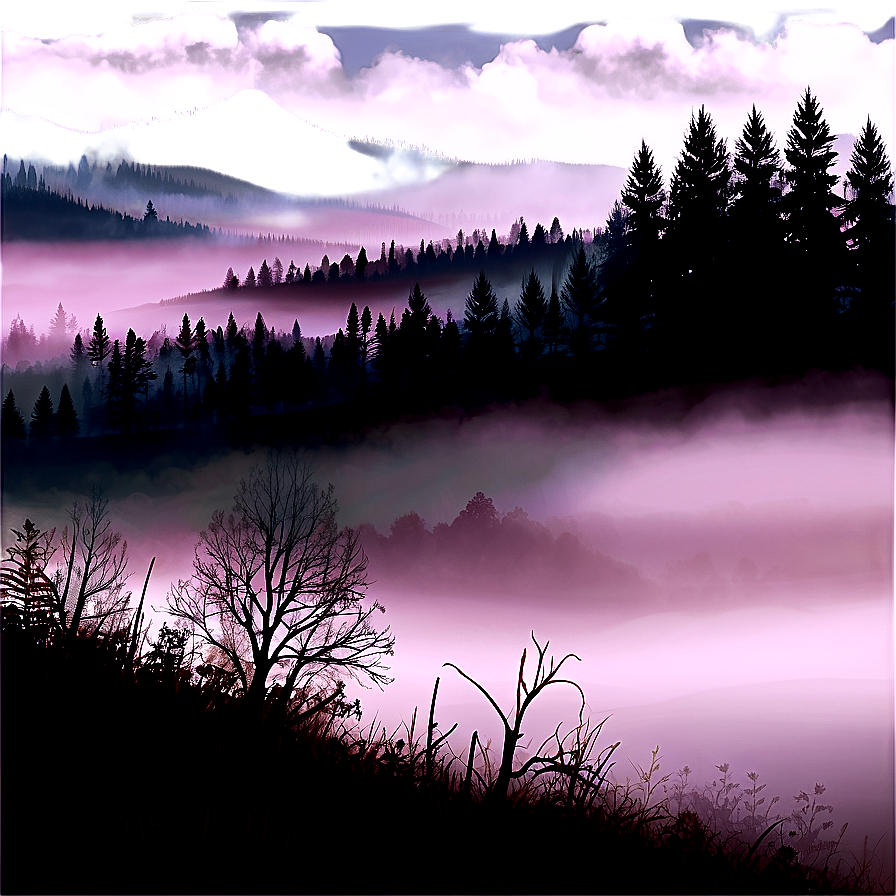 Foggy Landscape Transparent Png 87 PNG image