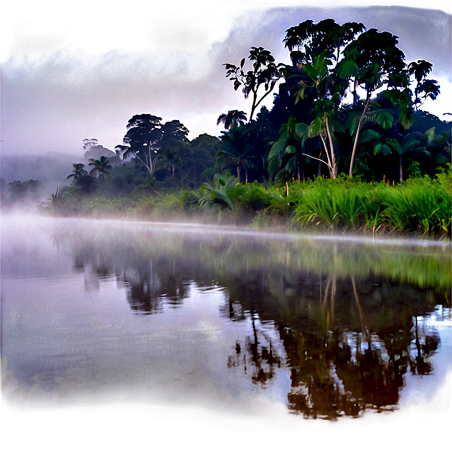 Foggy Riverbank Png 43 PNG image