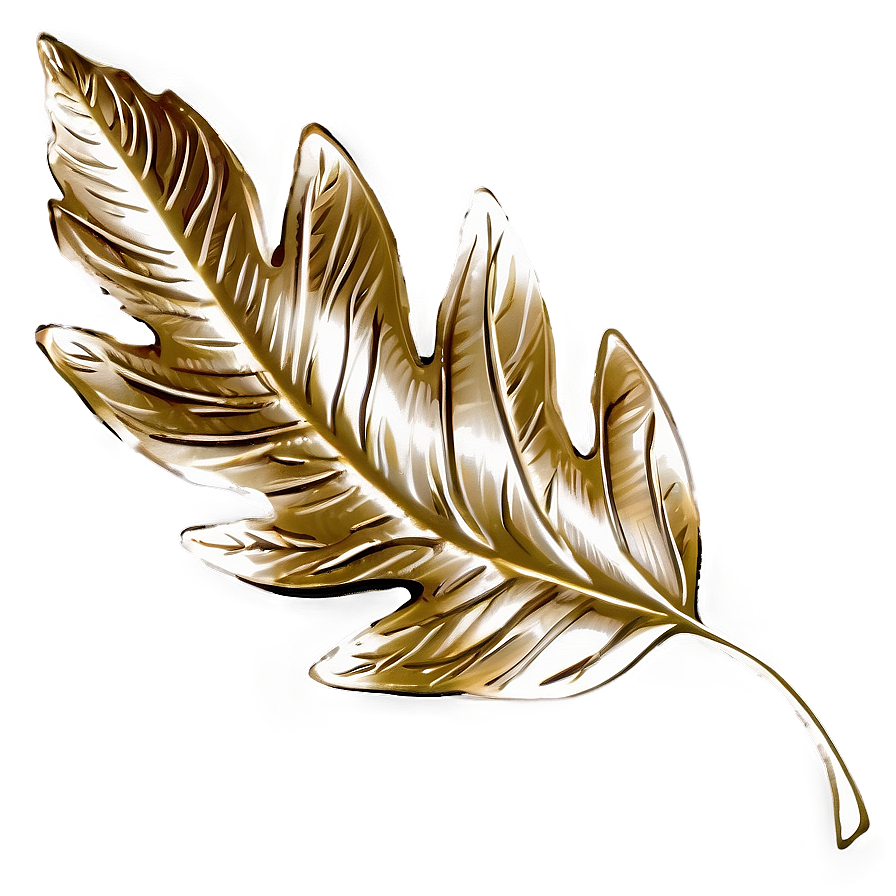 Foil Leaf Decoration Png Snb PNG image