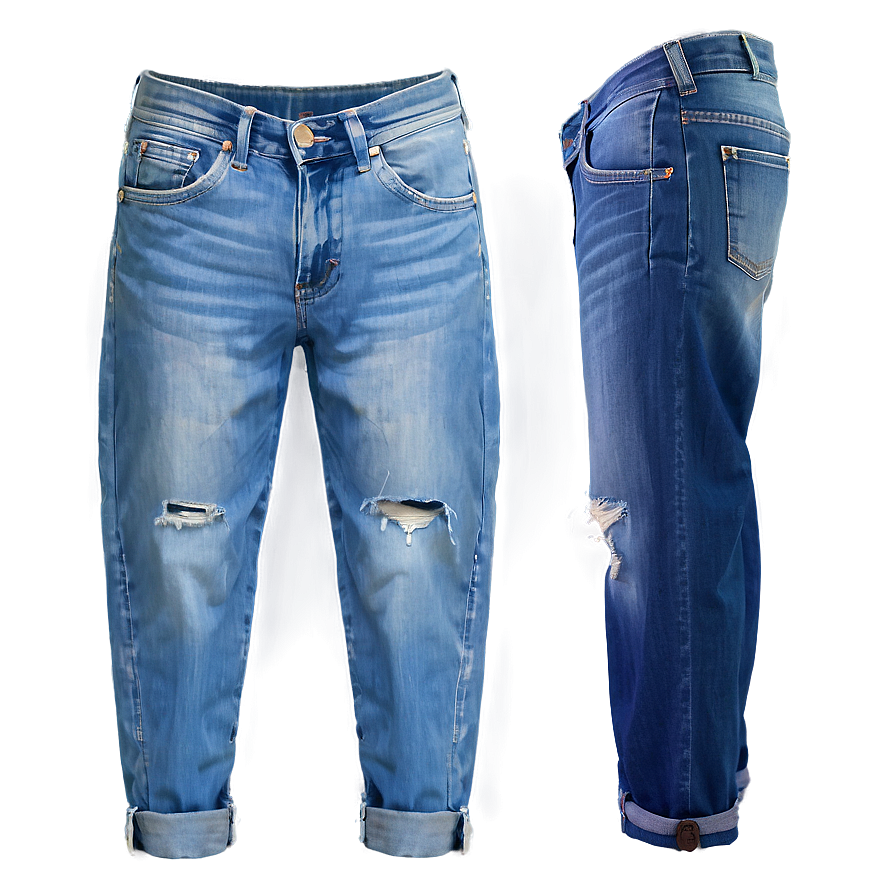 Folded Jeans Ready To Wear Png 06272024 PNG image