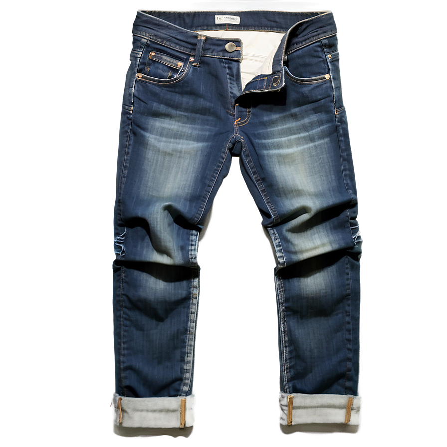 Folded Jeans Ready To Wear Png Pgo30 PNG image