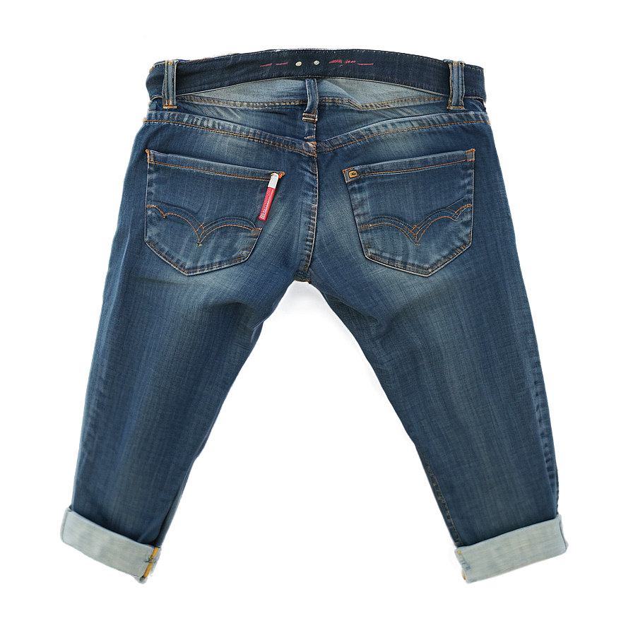 Folded Jeans Top View Png Ljg14 PNG image