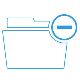 Folder Remove Icon PNG image