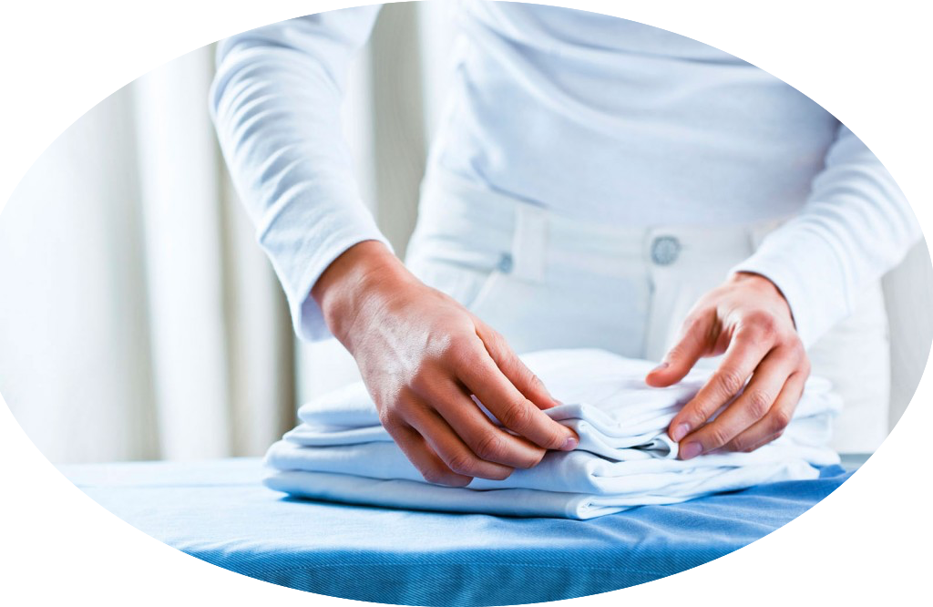 Folding Clean Laundry PNG image