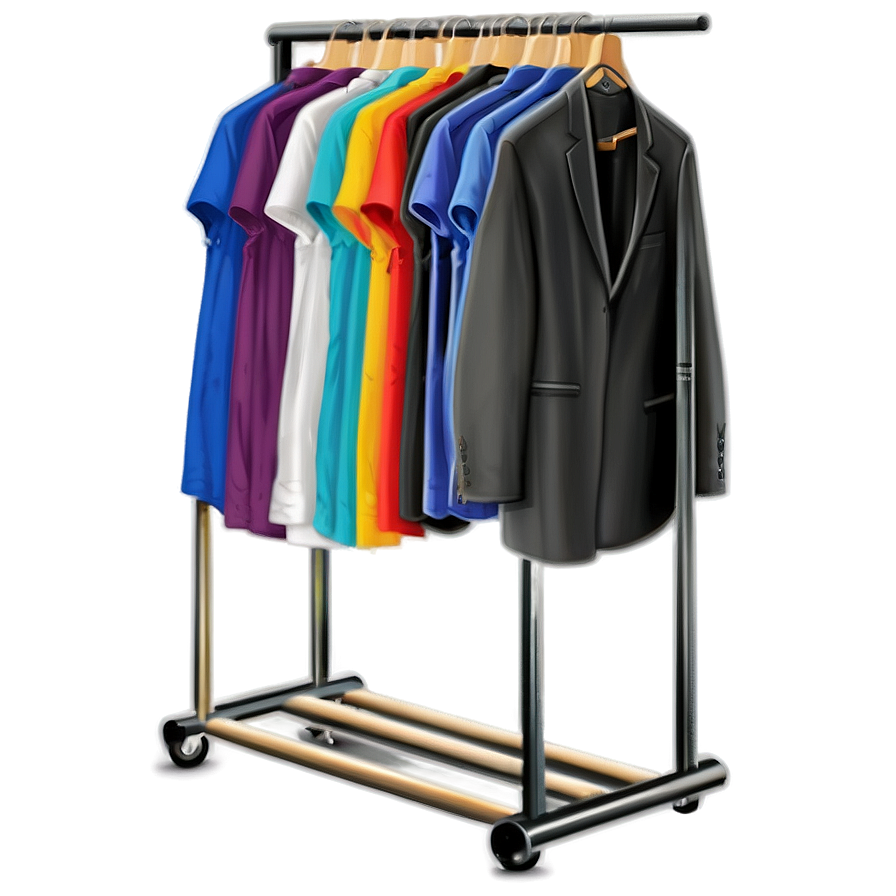 Folding Clothes Rack Png 06272024 PNG image