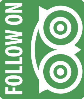 Follow On Social Media Icon PNG image