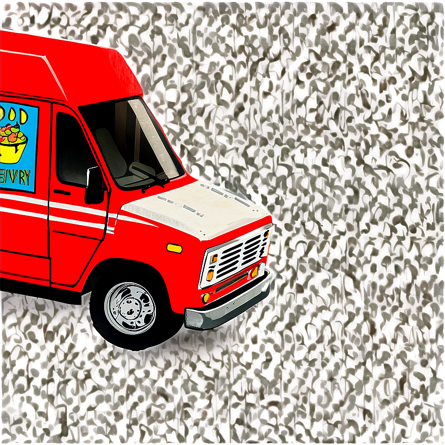 Food Delivery Van Png Peh9 PNG image