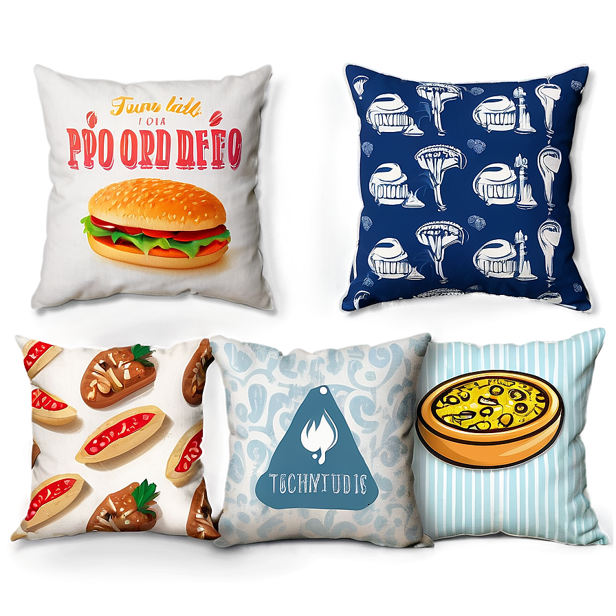 Food Theme Throw Pillows Png 59 PNG image