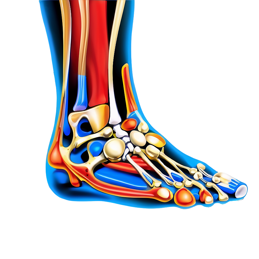 Foot And Ankle Bones Structure Png Gln PNG image