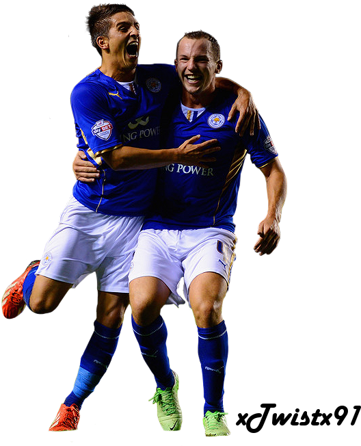 Football Celebration Leicester City Players PNG image