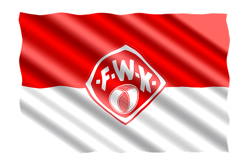 Football Club Flag Waving PNG image